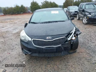 2014 Kia Forte LX with VIN KNAFK4A60E5171921, listed as a IAAI auction lot 41863618 with 105,076 mi miles. Bid and sale history available at carsss.com. Image 12.
