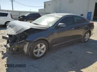 2015 Kia Optima LX with VIN KNAGM4A70F5639607, listed as a Copart auction lot 53066295 with 175,737 mi miles and Salvage Title. Bid and sale history available at carsss.com. Image 1.
