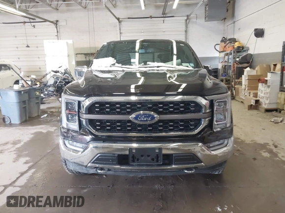 2021 Ford F-150 XL with VIN 1FTFW1E8XMFA47553, listed as a IAAI auction lot 41496255 with 83,711 mi miles. Bid and sale history available at carsss.com. Image 12.
