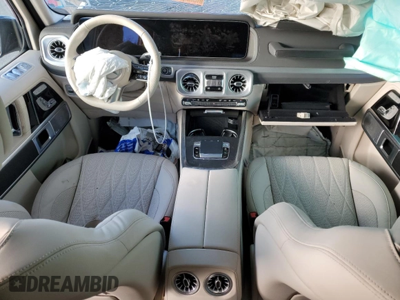 2025 Mercedes-Benz G with VIN W1NWH1AB7SX009659, listed as a Copart auction lot 41561635 with Not Provided miles and Salvage Title. Bid and sale history available at DreamBid. Image 8.
