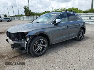 2018 Audi SQ5 Premium Plus with VIN WA1A4AFY9J2213637, listed as a Copart auction lot 66158564 with 63,717 mi miles and Salvage Title. Bid and sale history available at DreamBid. Image 1.
