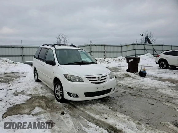 2006 Mazda MPV LX with VIN JM3LW28AX60563786, listed as a Copart auction lot 41579595 with 244,370 mi miles and Non repairable. Bid and sale history available at DreamBid. Image 11.