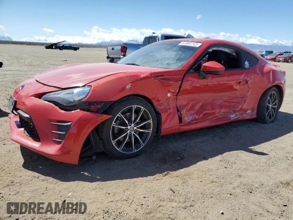 2017 Toyota 86 with VIN JF1ZNAA17H8703376, listed as a Copart auction lot 51685145 with 139,020 mi miles and Salvage Title. Bid and sale history available at carsss.com. Image 1.