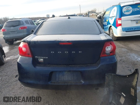 2013 Dodge Avenger SE with VIN 1C3CDZAB1DN665198, listed as a IAAI auction lot 41452523 with 144,249 mi miles. Bid and sale history available at carsss.com. Image 17.