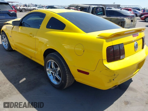 2006 Ford Mustang GT Deluxe with VIN 1ZVFT82H765126853, listed as a IAAI auction lot 36514152 with 160,888 mi miles. Bid and sale history available at carsss.com. Image 3.