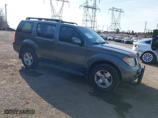 2007 Nissan Pathfinder SE with VIN 5N1AR18W07C610753, listed as a IAAI auction lot 41733415 with 0 mi miles. Bid and sale history available at carsss.com. Image 1.