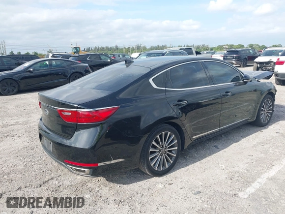 2018 Kia Cadenza Premium with VIN KNALB4J18J5120345, listed as a IAAI auction lot 42079048 with 46,371 mi miles. Bid and sale history available at carsss.com. Image 4.
