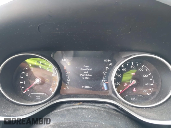 2018 Jeep Compass Latitude with VIN 3C4NJCBB1JT374446, listed as a IAAI auction lot 40536024 with 110,165 mi miles. Bid and sale history available at carsss.com. Image 15.