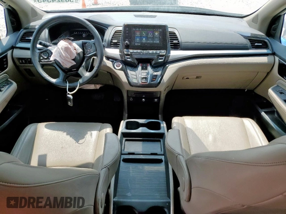2023 Honda Odyssey Touring с VIN 5FNRL6H8XPB001311, выставлен на аукционе Copart как лот 56924345 с пробегом 77 736 миль миль и Списание • Salvage title. История ставок и продаж доступна на DreamBid. Изображение 8.
