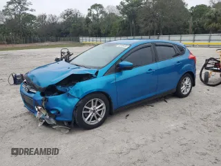 2014 Ford Focus SE with VIN 1FADP3K2XEL360126, listed as a Copart auction lot 42309495 with 134,337 mi miles and Salvage Title. Bid and sale history available at carsss.com. Image 1.