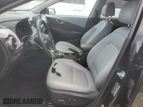 2021 Hyundai Kona Ultimate with VIN KM8K53A56MU668059, listed as a Copart auction lot 74790014 with 17,252 mi miles and Non Repairable. Bid and sale history available at carsss.com. Image 7.