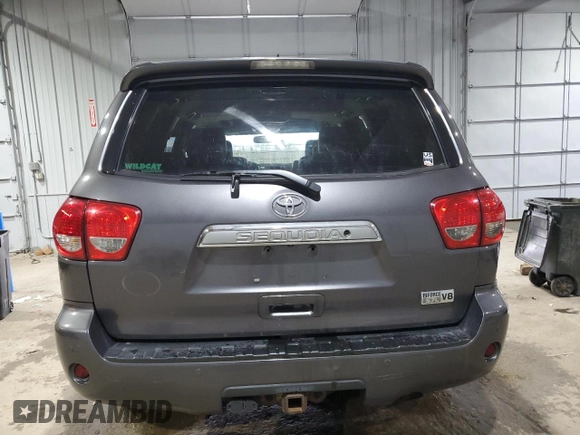 2012 Toyota Sequoia Platinum with VIN 5TDDY5G10CS061713, listed as a Copart auction lot 83435424 with 246,330 mi miles and Salvage Title. Bid and sale history available at carsss.com. Image 6.