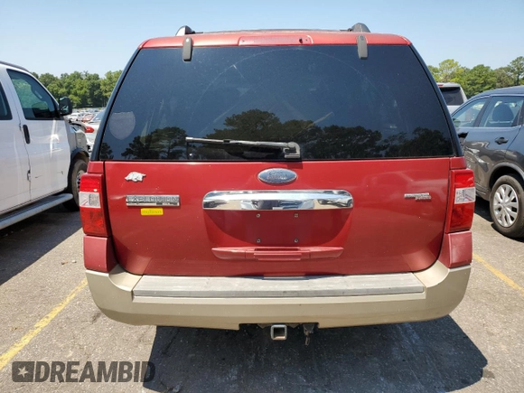 2007 Ford Expedition EL Eddie Bauer with VIN 1FMFK17557LA12743, listed as a Copart auction lot 66068014 with 0 mi miles and Clean Title. Bid and sale history available at carsss.com. Image 6.