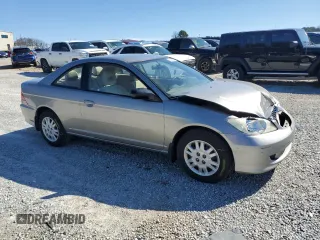 2004 Honda Civic LX with VIN 1HGEM22534L075070, listed as a Copart auction lot 49024885 with 245,343 mi miles and Salvage Title. Bid and sale history available at DreamBid. Image 4.