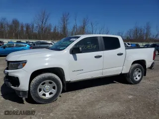 2021 Chevrolet Colorado 4WD Work Truck with VIN 1GCGTBEN1M1187433, listed as a Copart auction lot 49524175 with 192,312 mi miles and Salvage Title. Bid and sale history available at carsss.com. Image 1.