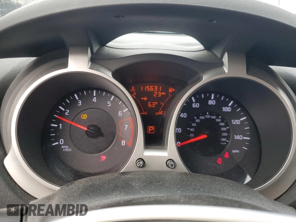 2011 Nissan Juke SV with VIN JN8AF5MR7BT018591, listed as a Copart auction lot 43872565 with 115,631 mi miles and Clean Title. Bid and sale history available at carsss.com. Image 9.