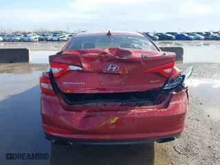 2015 Hyundai Sonata 2.4L Limited with VIN 5NPE34AF9FH190786, listed as a IAAI auction lot 41695870 with 137,178 mi miles. Bid and sale history available at carsss.com. Image 16.