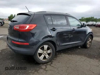 2011 Kia Sportage LX with VIN KNDPBCA24B7012852, listed as a Copart auction lot 63837085 with 186,805 mi miles and Salvage title. Bid and sale history available at DreamBid. Image 3.