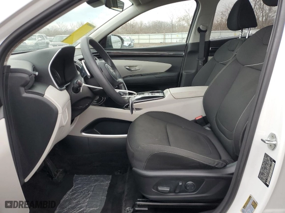 2022 Hyundai Tucson Hybrid Blue with VIN KM8JBCA10NU029999, listed as a Copart auction lot 46636175 with 53,257 mi miles and Salvage Title. Bid and sale history available at carsss.com. Image 7.