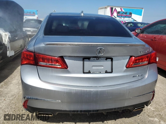 2019 Acura TLX w/Advance Pkg with VIN 19UUB3F85KA002352, listed as a Copart auction lot 74329774 with 64,088 mi miles and Non Repairable. Bid and sale history available at carsss.com. Image 6.