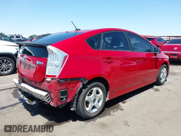 2011 Toyota Prius I with VIN JTDKN3DU9B1448680, listed as a IAAI auction lot 42212928 with 157,250 mi miles and . Bid and sale history available at DreamBid. Image 4.