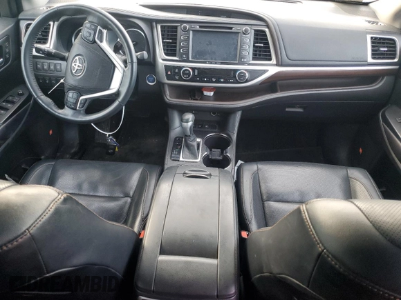 2016 Toyota Highlander Hybrid Limited with VIN 5TDDCRFH9GS020541, listed as a Copart auction lot 83858094 with 78,115 mi miles and Salvage Title. Bid and sale history available at carsss.com. Image 8.
