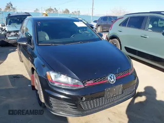 2017 Volkswagen Golf GTI S with VIN 3VW547AU4HM048188, listed as a IAAI auction lot 41670876 with 79,197 mi miles. Bid and sale history available at carsss.com. Image 1.