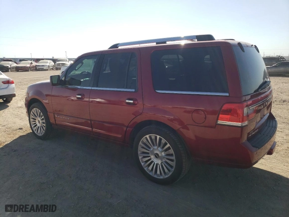 2015 Lincoln Navigator with VIN 5LMJJ2JT3FEJ11989, listed as a Copart auction lot 74520934 with 126,280 mi miles and Salvage Title. Bid and sale history available at carsss.com. Image 2.