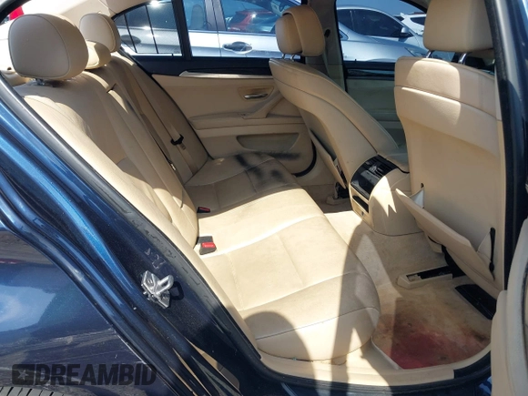 2011 BMW 5 Series 535i with VIN WBAFR7C50BC600838, listed as a IAAI auction lot 41981329 with 188,520 mi miles and . Bid and sale history available at carsss.com. Image 8.