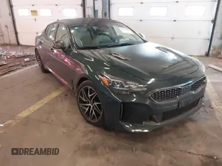 2023 Kia Stinger GT-Line with VIN KNAE35LD7P6130791, listed as a IAAI auction lot 41662808 with 17,710 mi miles. Bid and sale history available at carsss.com. Image 1.