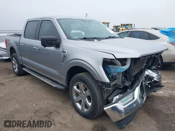 2022 Ford F-150 XL with VIN 1FTFW1E53NKD55940, listed as a IAAI auction lot 41589677 with 22,878 mi miles. Bid and sale history available at carsss.com. Image 1.