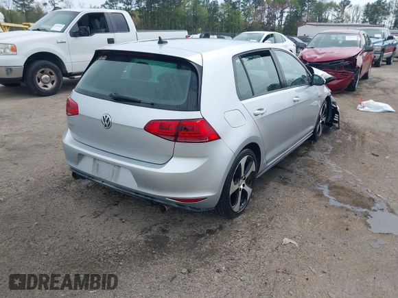2015 Volkswagen Golf GTI SE with VIN 3VW5T7AU0FM048544, listed as a IAAI auction lot 42005853 with 79,969 mi miles. Bid and sale history available at carsss.com. Image 4.