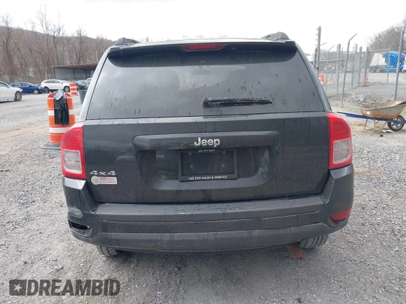 2013 Jeep Compass Sport with VIN 1C4NJDBB9DD113825, listed as a IAAI auction lot 41837328 with 79,745 mi miles. Bid and sale history available at carsss.com. Image 17.