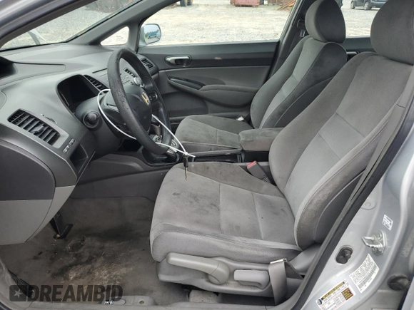 2008 Honda Civic LX with VIN 1HGFA16598L075744, listed as a Copart auction lot 54559954 with 163,383 mi miles and Salvage Title. Bid and sale history available at DreamBid. Image 7.
