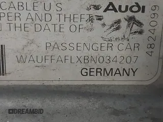 2011 Audi A4 2.0T Premium Plus with VIN WAUFFAFLXBN034207, listed as a IAAI auction lot 41710206 with 146,213 mi miles. Bid and sale history available at carsss.com. Image 9.