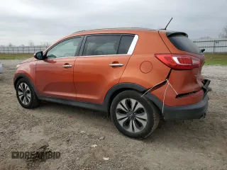 2011 Kia Sportage SX with VIN KNDPCCA64B7113115, listed as a Copart auction lot 44652535 with 222,510 mi miles and Salvage Title. Bid and sale history available at carsss.com. Image 2.