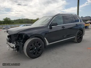 2022 BMW X7 xDrive40i with VIN 5UXCW2C05N9N00658, listed as a Copart auction lot 52007945 with 23,690 mi miles and Salvage Title. Bid and sale history available at carsss.com. Image 1.
