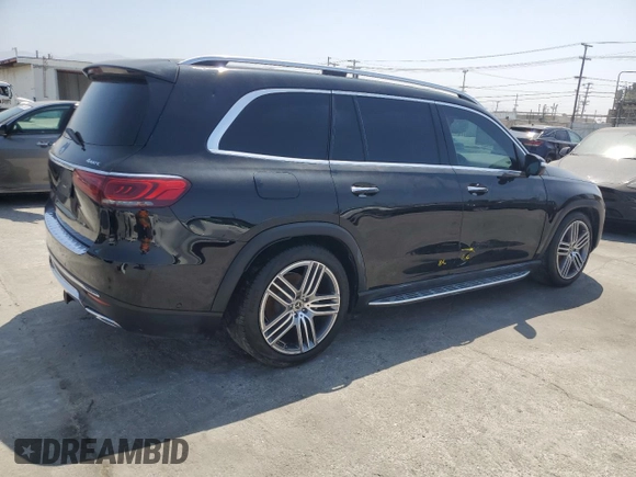 2022 Mercedes-Benz GLS 450 with VIN 4JGFF5KE4NA684739, listed as a Copart auction lot 63518295 with Not provided miles and Salvage title. Bid and sale history available at DreamBid. Image 3.