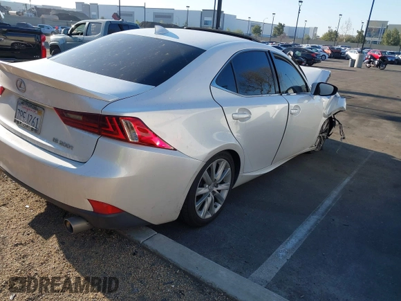 2016 Lexus IS 200t with VIN JTHBA1D21G5009843, listed as a IAAI auction lot 41987012 with Not Provided miles and . Bid and sale history available at DreamBid. Image 4.