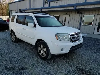 2011 Honda Pilot EX-L with VIN 5FNYF4H55BB104769, listed as a Copart auction lot 49312385 with 157,458 mi miles and Salvage Title. Bid and sale history available at DreamBid. Image 12.