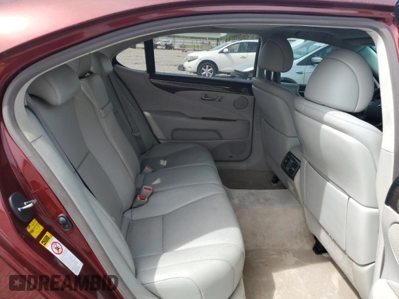 2007 Lexus LS 460 L with VIN JTHGL46F375014799, listed as a Copart auction lot 53912115 with 150,120 mi miles and Salvage title. Bid and sale history available at DreamBid. Image 10.