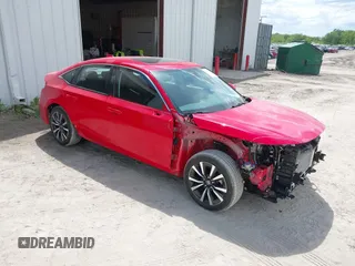 2024 Honda Civic EX with VIN 2HGFE1F7XRH314027, listed as a IAAI auction lot 42356632 with 4,892 mi miles and . Bid and sale history available at DreamBid. Image 1.