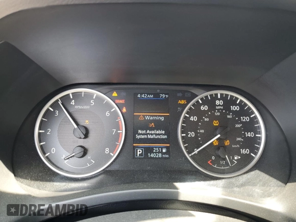2025 Nissan Sentra S with VIN 3N1AB8BV3SY229662, listed as a Copart auction lot 59805785 with 14,028 mi miles and Clean title. Bid and sale history available at DreamBid. Image 9.