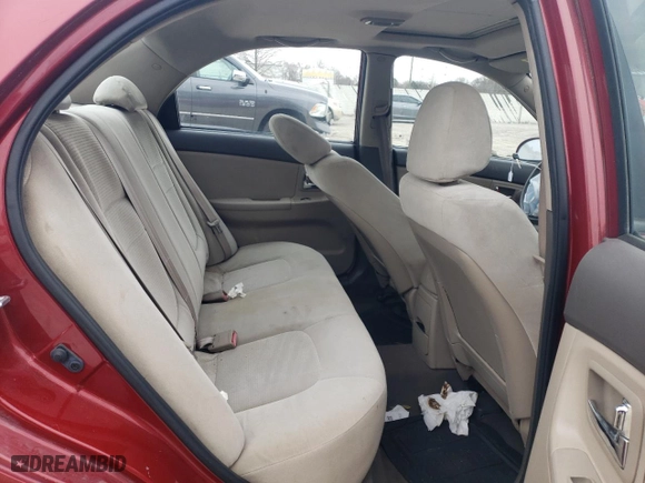 2009 Kia Spectra EX with VIN KNAFE222995661299, listed as a Copart auction lot 45813955 with 0 mi miles and Salvage Title. Bid and sale history available at carsss.com. Image 10.