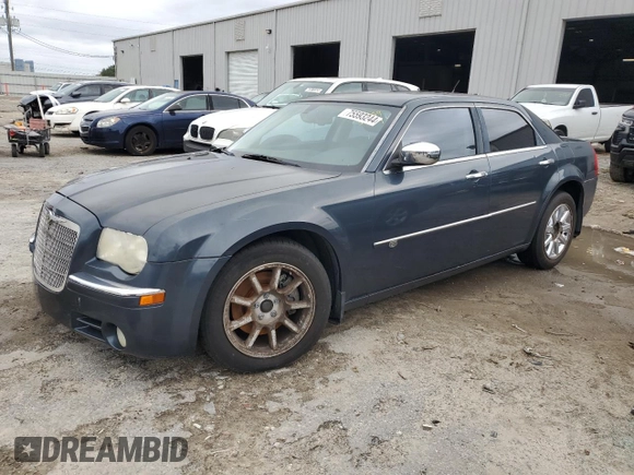 2008 Chrysler 300 C Hemi with VIN 2C3KA63H78H139905, listed as a Copart auction lot 75593244 with 120,192 mi miles and Salvage Title. Bid and sale history available at carsss.com. Image 1.