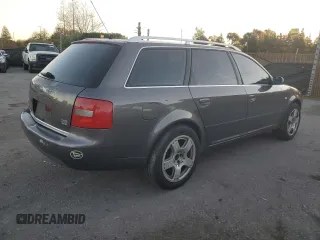 2001 Audi A6 with VIN WAULH54BX1N156367, listed as a Copart auction lot 88305425 with 217,173 mi miles and Salvage Title. Bid and sale history available at carsss.com. Image 3.