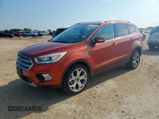 2019 Ford Escape Titanium with VIN 1FMCU9J95KUB54634, listed as a Copart auction lot 58171885 with 39,823 mi miles and Salvage title. Bid and sale history available at DreamBid. Image 1.