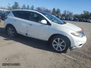 2012 Nissan Murano LE with VIN JN8AZ1MW6CW210025, listed as a Copart auction lot 50890535 with 56,654 mi miles and Salvage Title. Bid and sale history available at carsss.com. Image 4.
