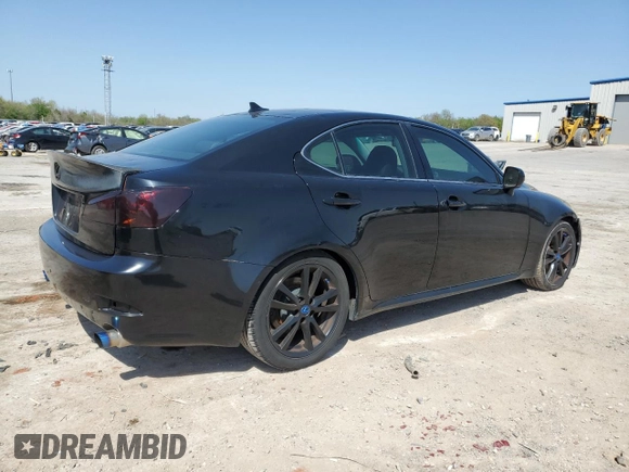 2008 Lexus IS 350 with VIN JTHBE262585020837, listed as a Copart auction lot 52950165 with 151,770 mi miles and Clean title. Bid and sale history available at DreamBid. Image 3.