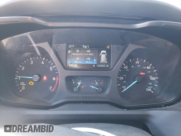 2018 Ford Transit XL z VIN 1FBVU4XGXJKA27026, wystawiony jako Copart lot #85449514 z przebiegiem 142 942 mil mil oraz Szkoda całkowita • Salvage title. Historia ofert i sprzedaży dostępna na DreamBid. Obrazek 9.